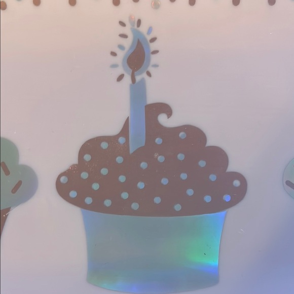 Pink Cupcake Serving PlatterSet of Two - Picture 3 of 3